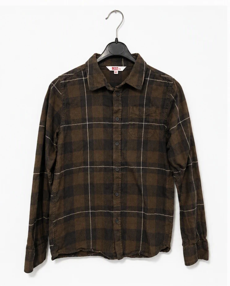 Chemise à carreaux BESTies – Taille 12 ans – Style casual